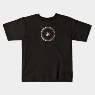 Rose Gold Compass III Kids T-Shirt